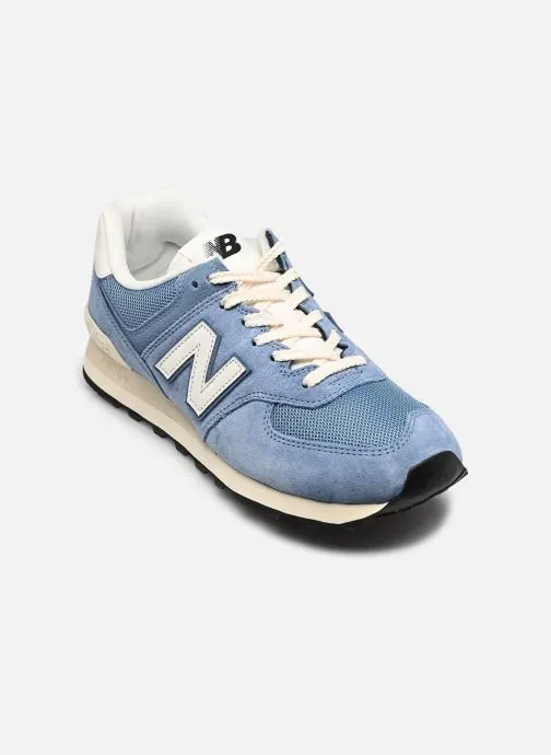 Lage sneakers U5747 heren blauw