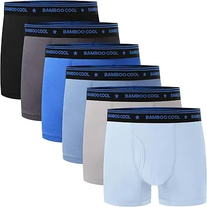 BAMBOO COOL Boys' Underwear Moisture-Wicking…