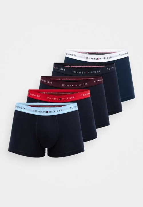 SIGNATURE TRUNK 5 PACK - Boksershorts - dark blue/red
