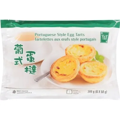 Portuguese Style Egg Tarts