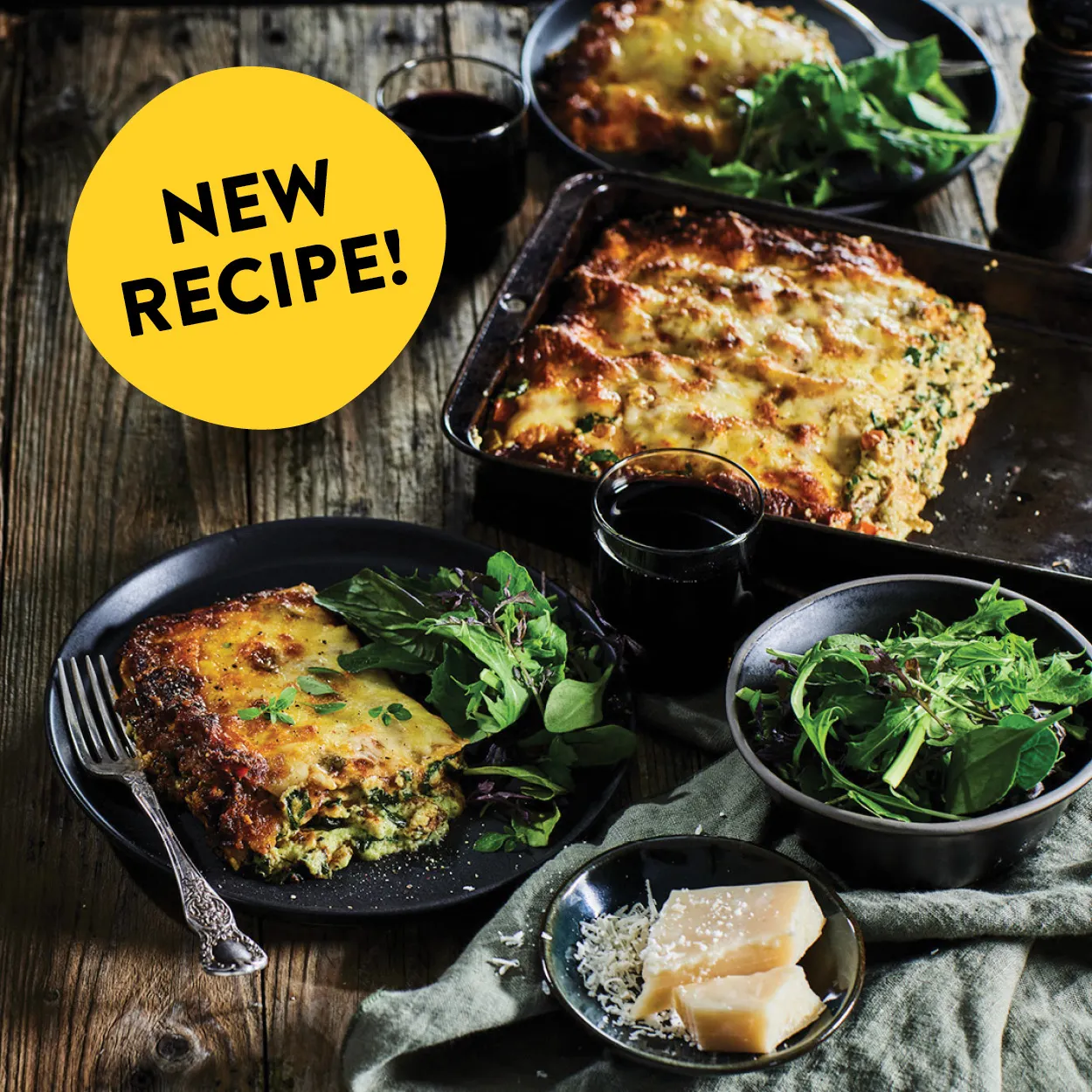 farro kitchen vegetarian lasagne 1250g