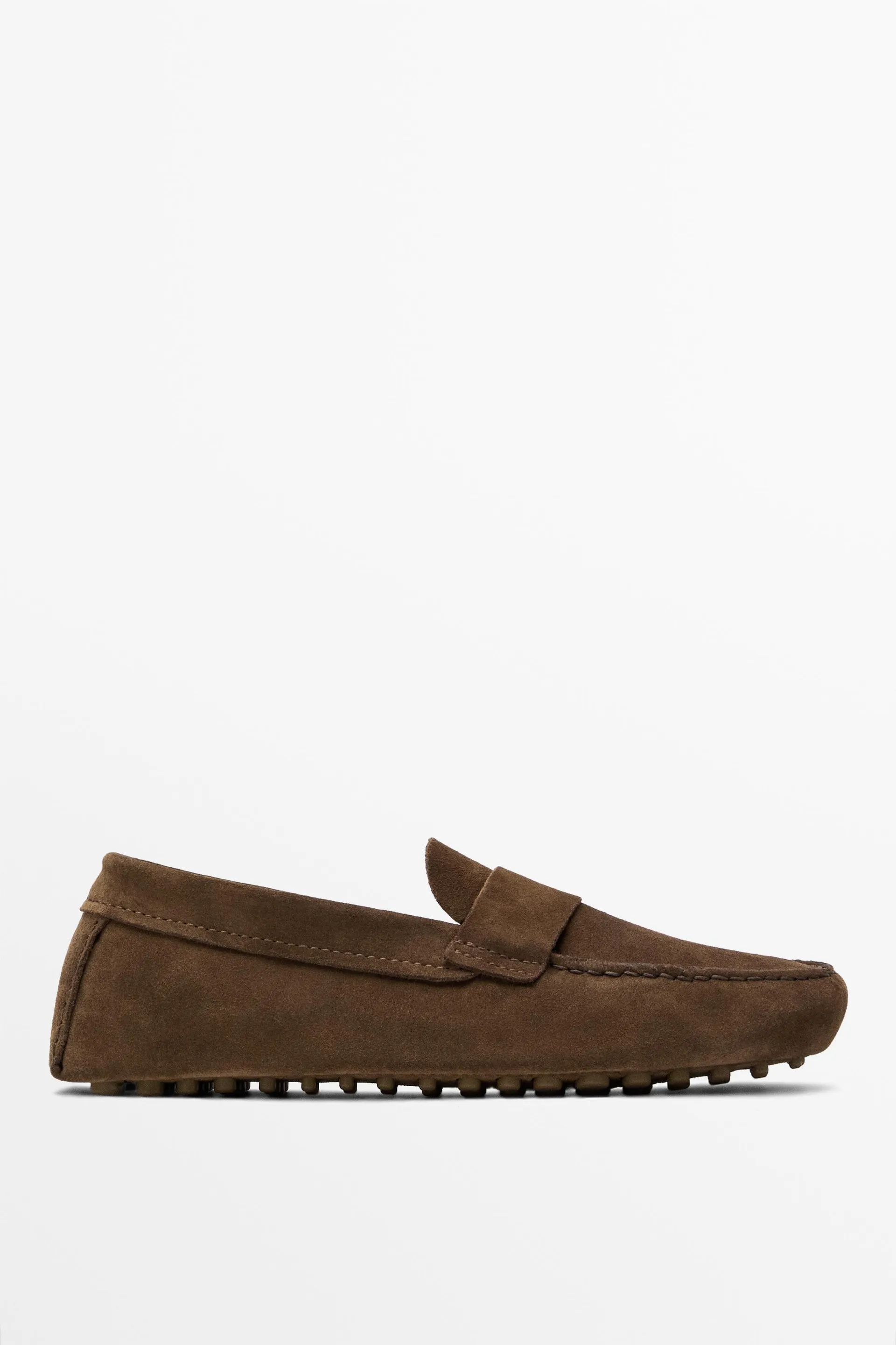 Zachte leren ziowa loafers met wreefband