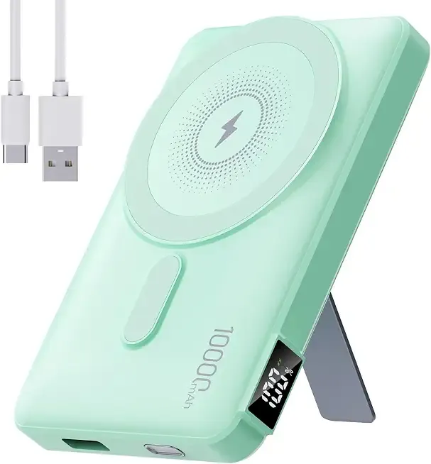 2026 Latest Magnetic Wireless Portable Charger Power Bank - 10000mAh 22.5W PD Fast Max Charging with Built-in LED Display, Magnetic Battery Pack for iPhone 17/16/15/14/13/12/Pro/Mini/Pro Max