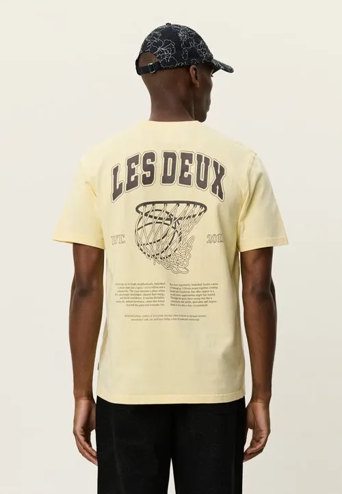 BRADY HOOP - T-shirts med print - pale banana yellow