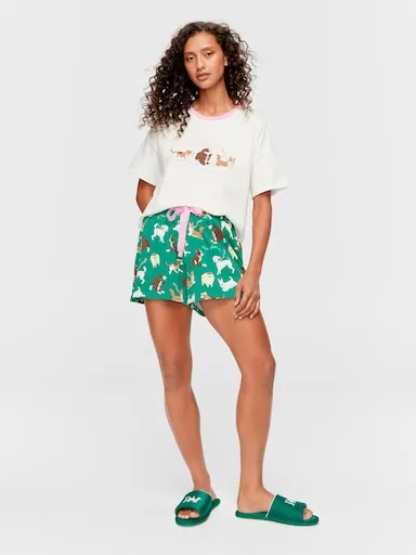 Green Mixed Dog Mid Short