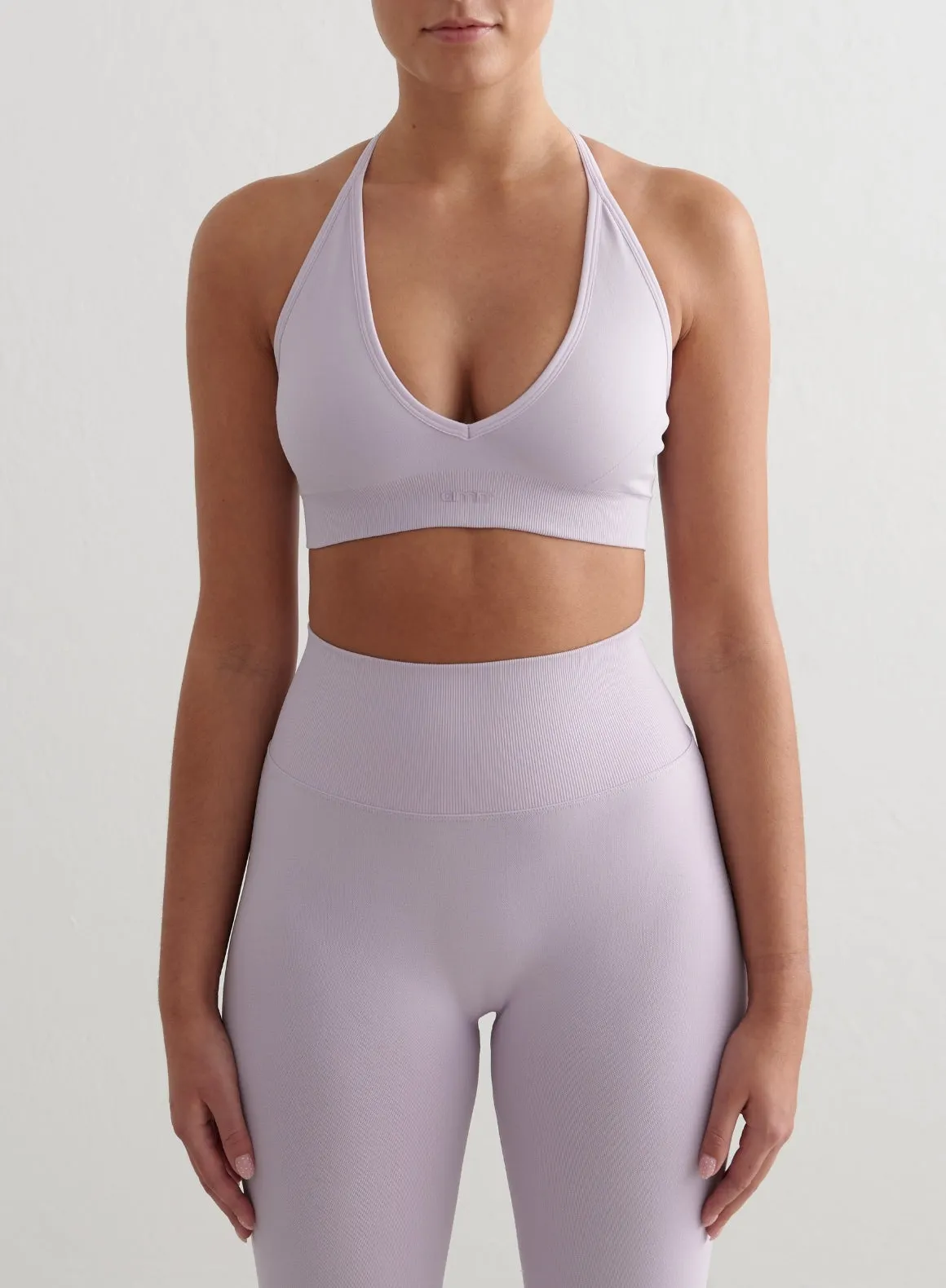 Pale Lavender Shape Seamless Cross Back Bra