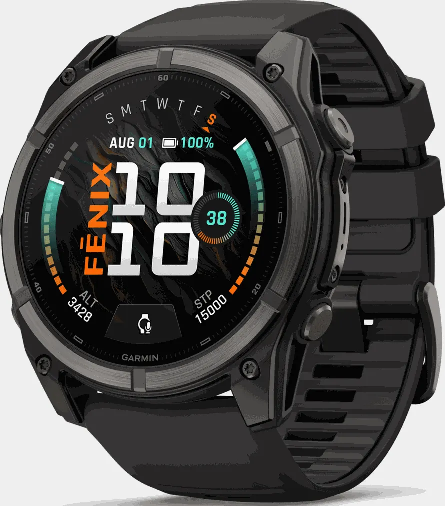 fenix 9 51mm, smartklokke - Svart