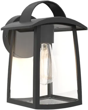 Aplique de exterior Kelsey grande E27 negro barnizado