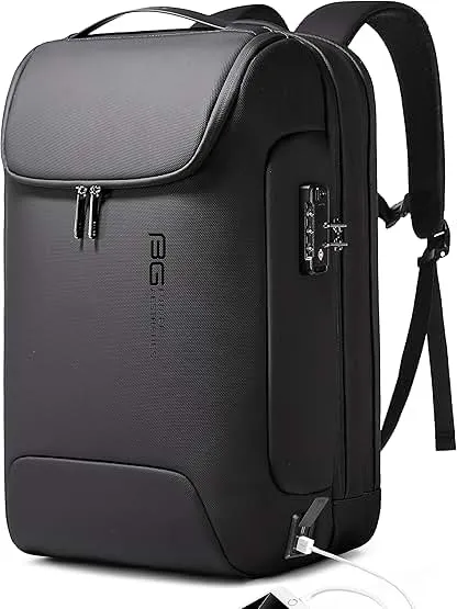 BANGE Anti-Theft Backpack with USB Charging Port for M…