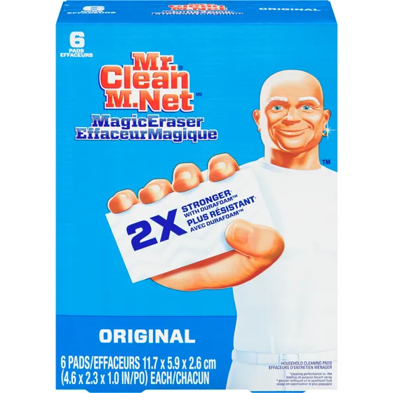 Magic Eraser Sponge, All Purpose Cleaner, Original, 6ct