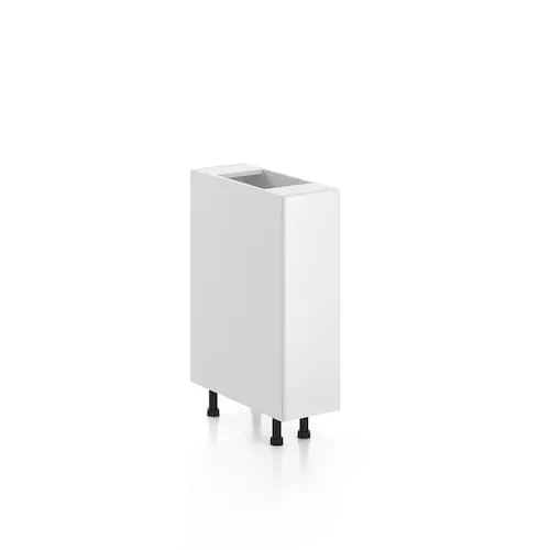 Alexandria - Base Cabinet with 1 door in White, 9 inch x 34.5 inch x 24 inch