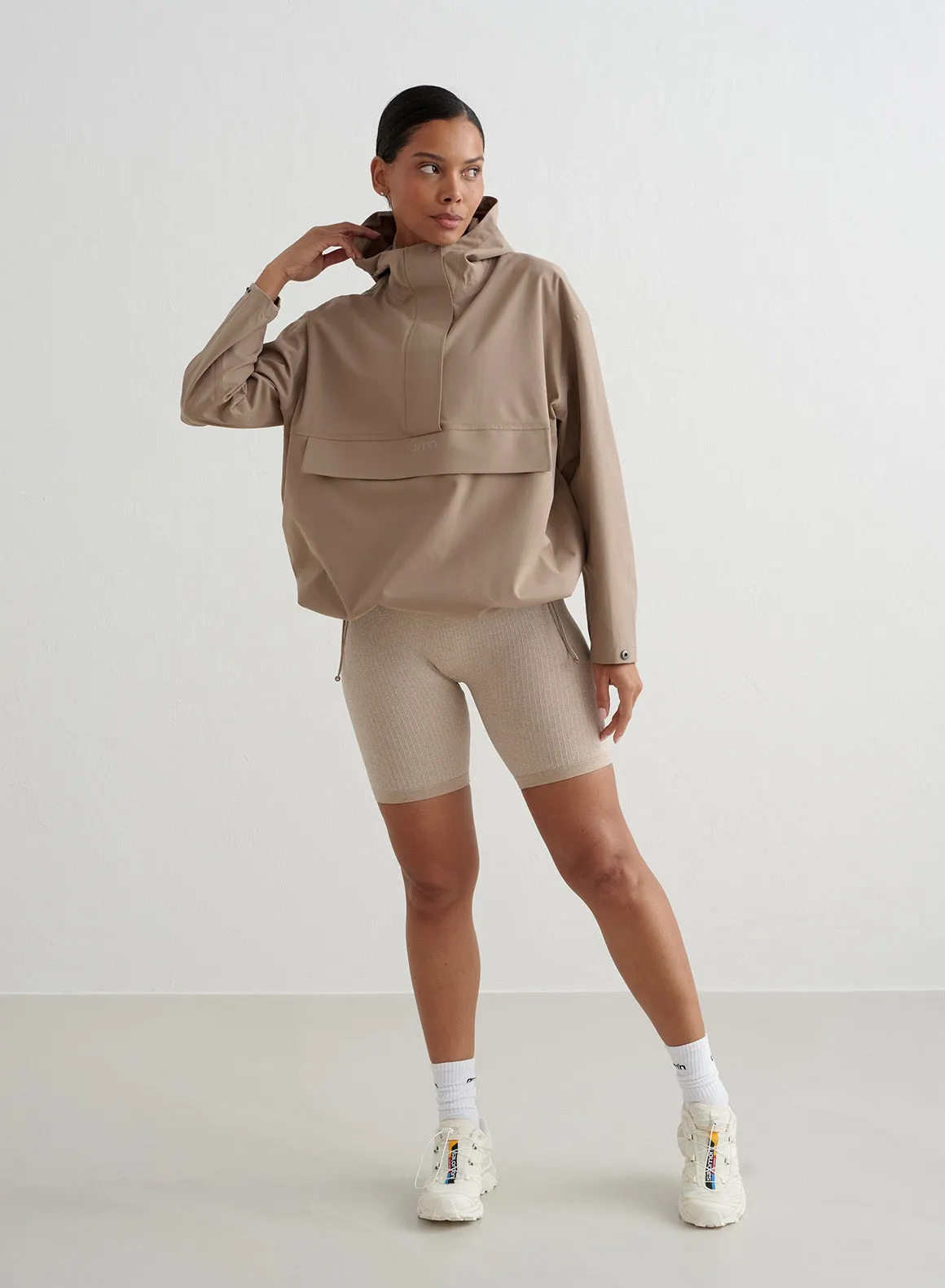 Espresso Waterproof Oversized Anorak