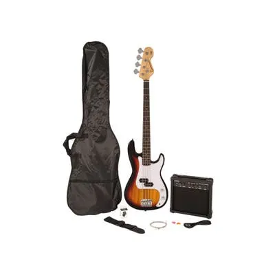 ENCORE E40 - BASS BLASTER PACKAGE - SUNBURST - ELECTRIC BASS/AMP/STAND/GIG BAG/TUNER/STRAP/CABLE