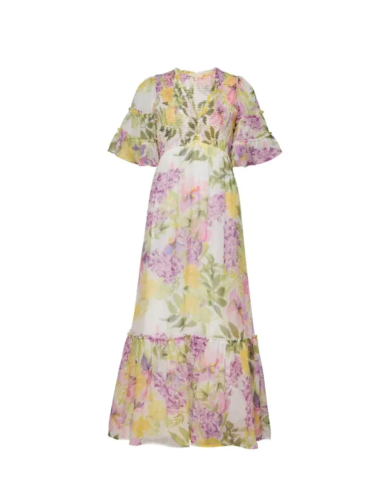 Organza Smocking Dress - Springfield