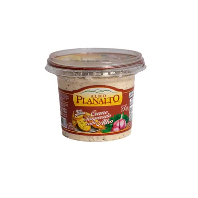 creme de alho planalto temperado pote 200g