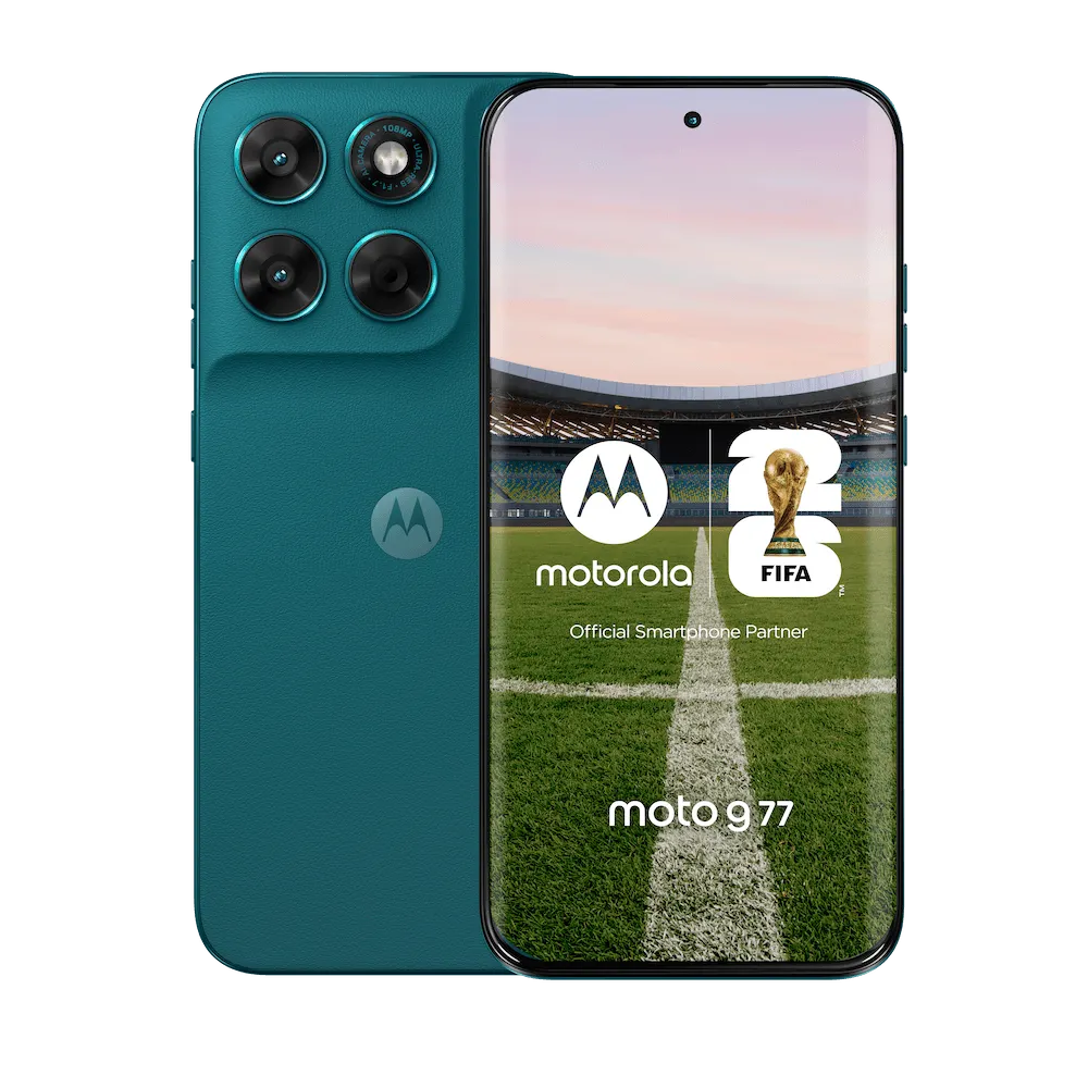 Celular Motorola g77 PANTONE Shaded Spruce 6.78" 5G 256GB 8GB