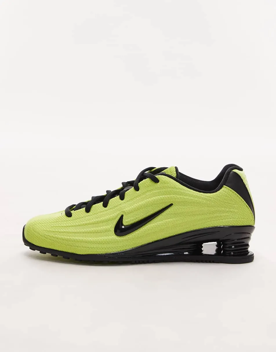 Nike Shox Z trainers in yellow