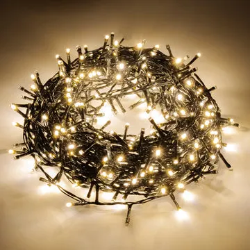 Catena Luminosa 500 Led Bianco Caldo Full Flash