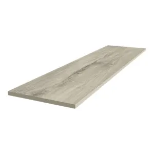Lot de 6 lames sol SPC clipsables gris effet bois avec sous-couche L. 122 x l. 23 cm x Ep. 5 mm