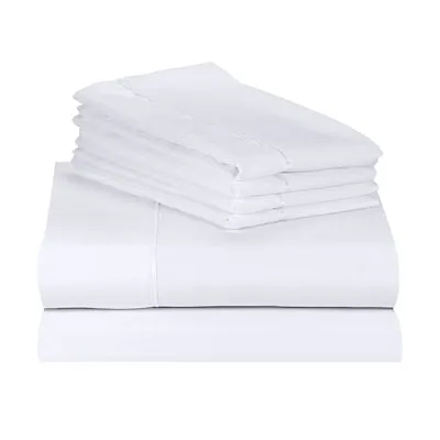 King 300 -Thread Count Organic cotton Grey 4 -Piece Bed Sheet Set