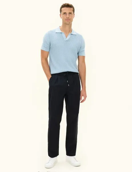 Alf Poloshirt Chambray Blue