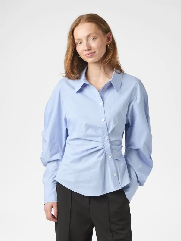 Neoella Flannel Shirt Light Blue