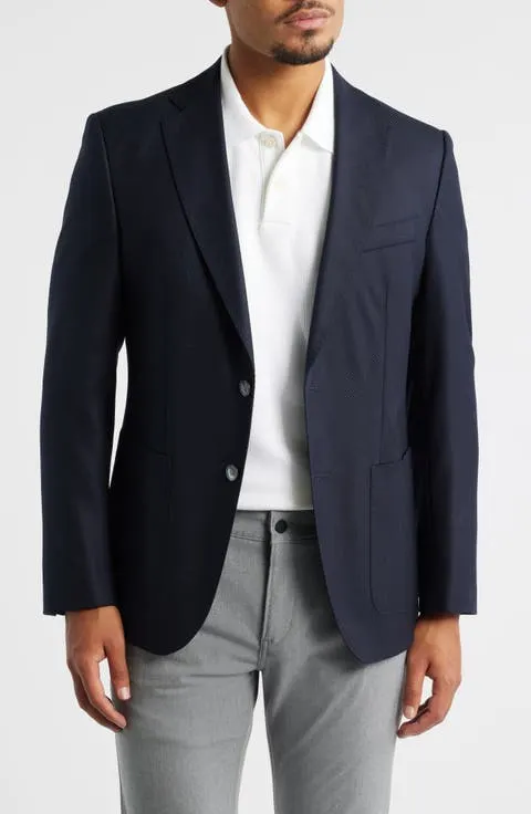 Huston Slim Fit Virgin Wool Sport Coat