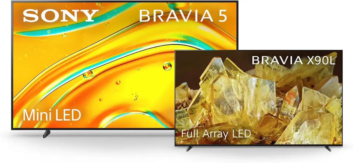 Sony BRAVIA 5 98 Inch Mini LED TV X90L 65 Inch Full Array LED TV