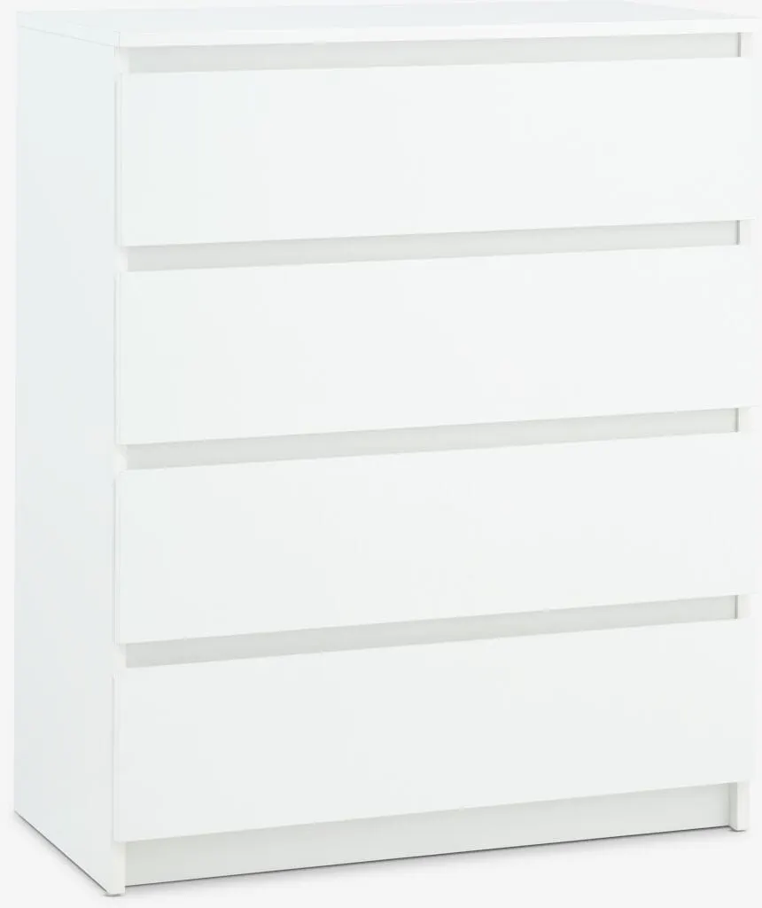 Cassettiera 4 cassetti TANGE bianco