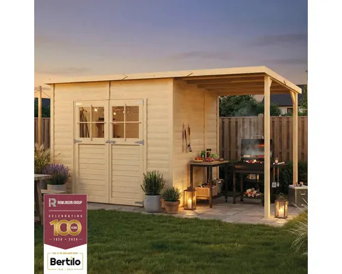 Zahradní domek Blockhaus Vico 386x181 Plus