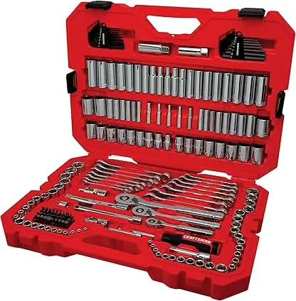 CRAFTSMAN Tool Set, 189 Piece Mechanics Tool Set, 1/4…