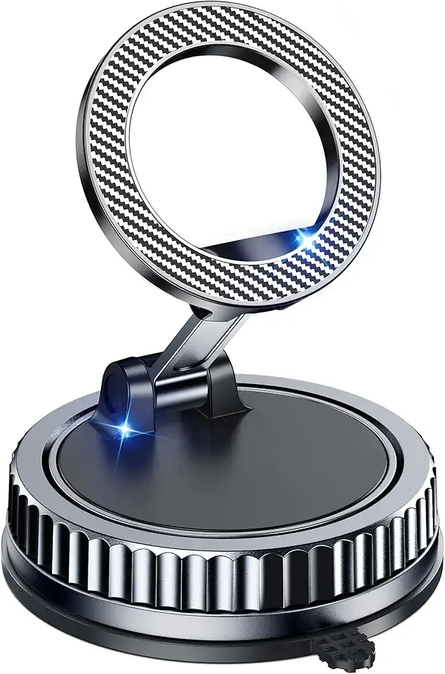 Car Phone Holder for Magsafe [2026 89+LBS Suction & 3700gf Magnetic] 360° Adjustable Cell Phone car Mount, Phone Holders for Your Car Accessories for iPhone 17 16 15 14 13 12 Pro Plus Max Air