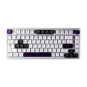 Teclado Inalámbrico 9Z Pro Ghost White