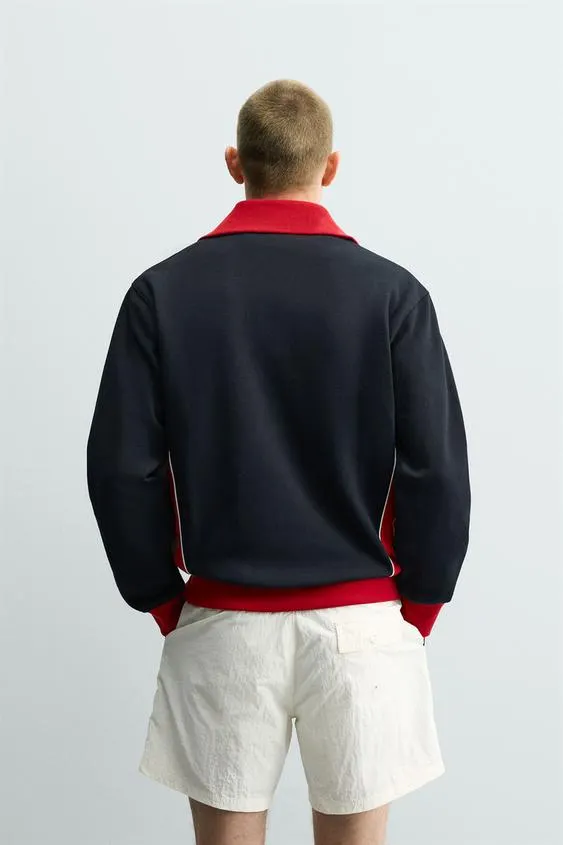 RETRO COLOUR BLOCK TECHNICAL JACKET