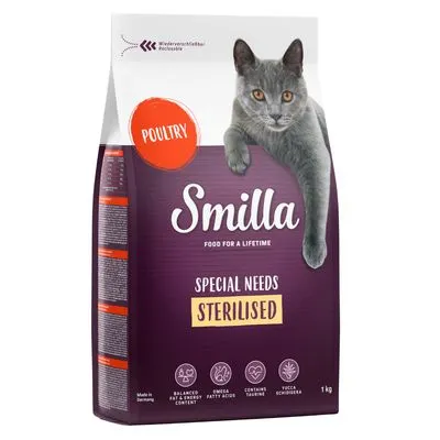 Testez-les : croquettes Smilla 1 kg pour chat
