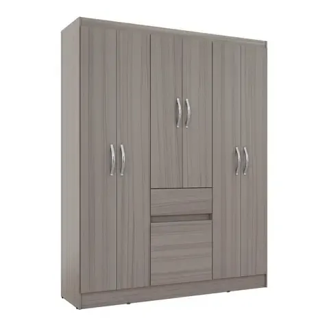 Clóset 6 puertas 1 cajón Beige