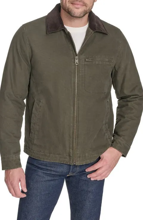 Canvas Utility Jacket with Quilted Lining