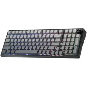 Redragon K686 PRO - Teclado inalámbrico para juegos RGB de 98 teclas, teclado mecánico PBT de 3