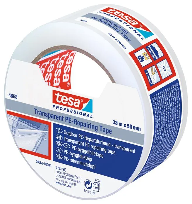 BYGGEFOLIE TAPE 33MX50MM TESA