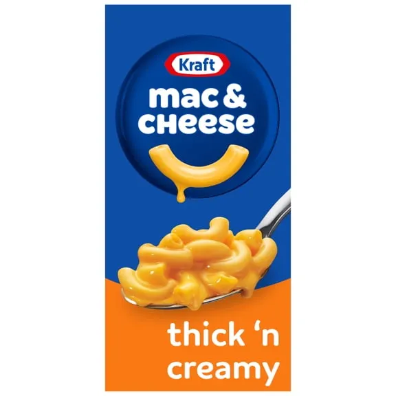 Rollback Kraft Mac and Cheese, 1 Box, for Easy Dinner or Dinner Sides, Thick 'n Creamy, No Artificial Flavors, Preservatives or Dyes, 7.25 oz $1.00 Was $1.24