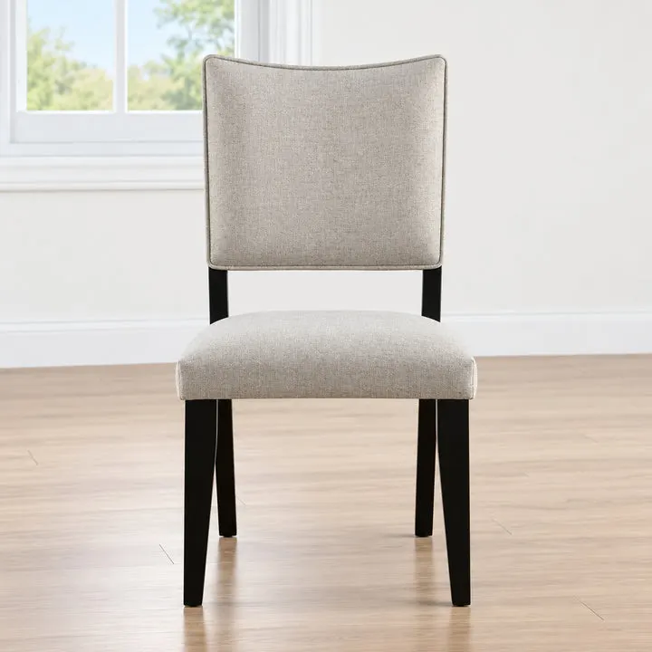 Roatan 38" Side Chair (1-Piece) by Steve Silver Company - White/Black