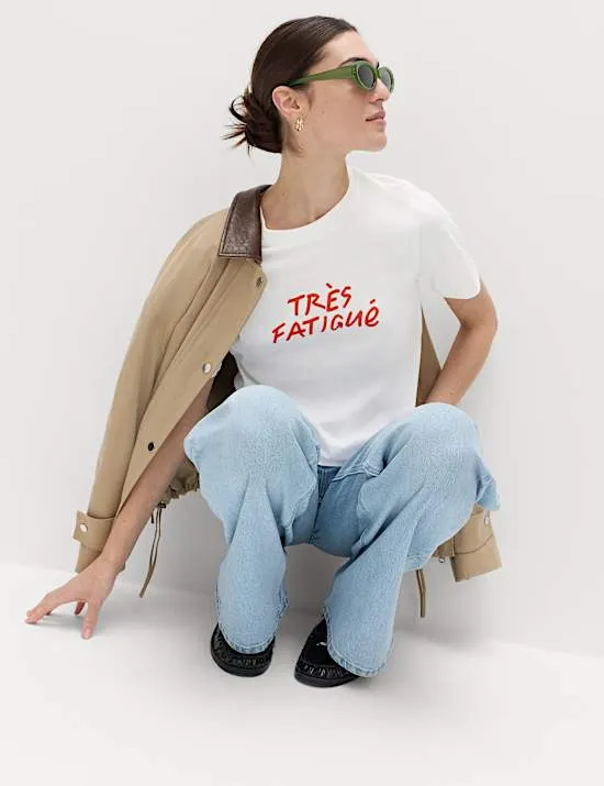 Pure Cotton Striped Everyday Fit T-Shirt