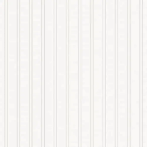 Wall Doctor 56 sq. ft. Pre-Pasted Paintable Wallpaper in White with Bead Board Texture