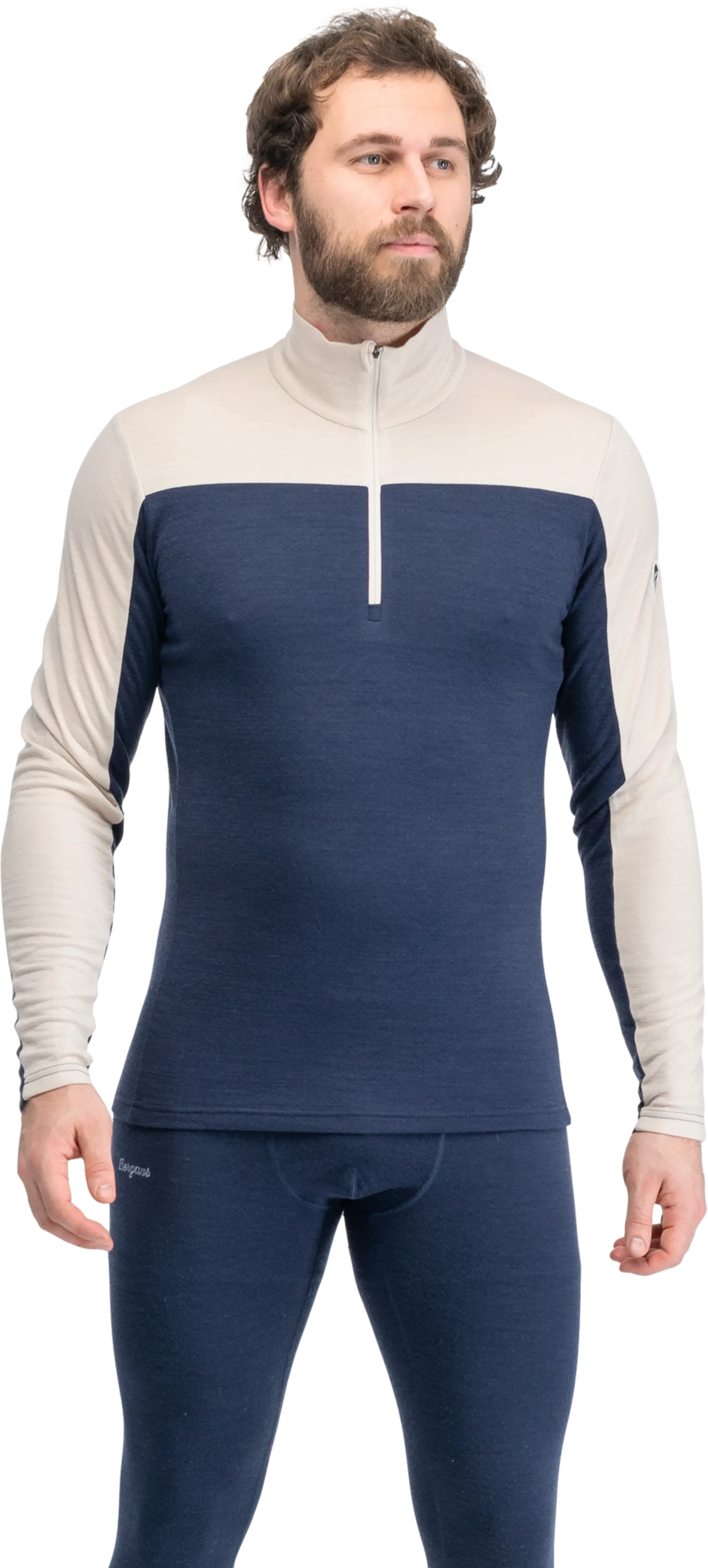 Inner:Dual Merino Half Zip Men