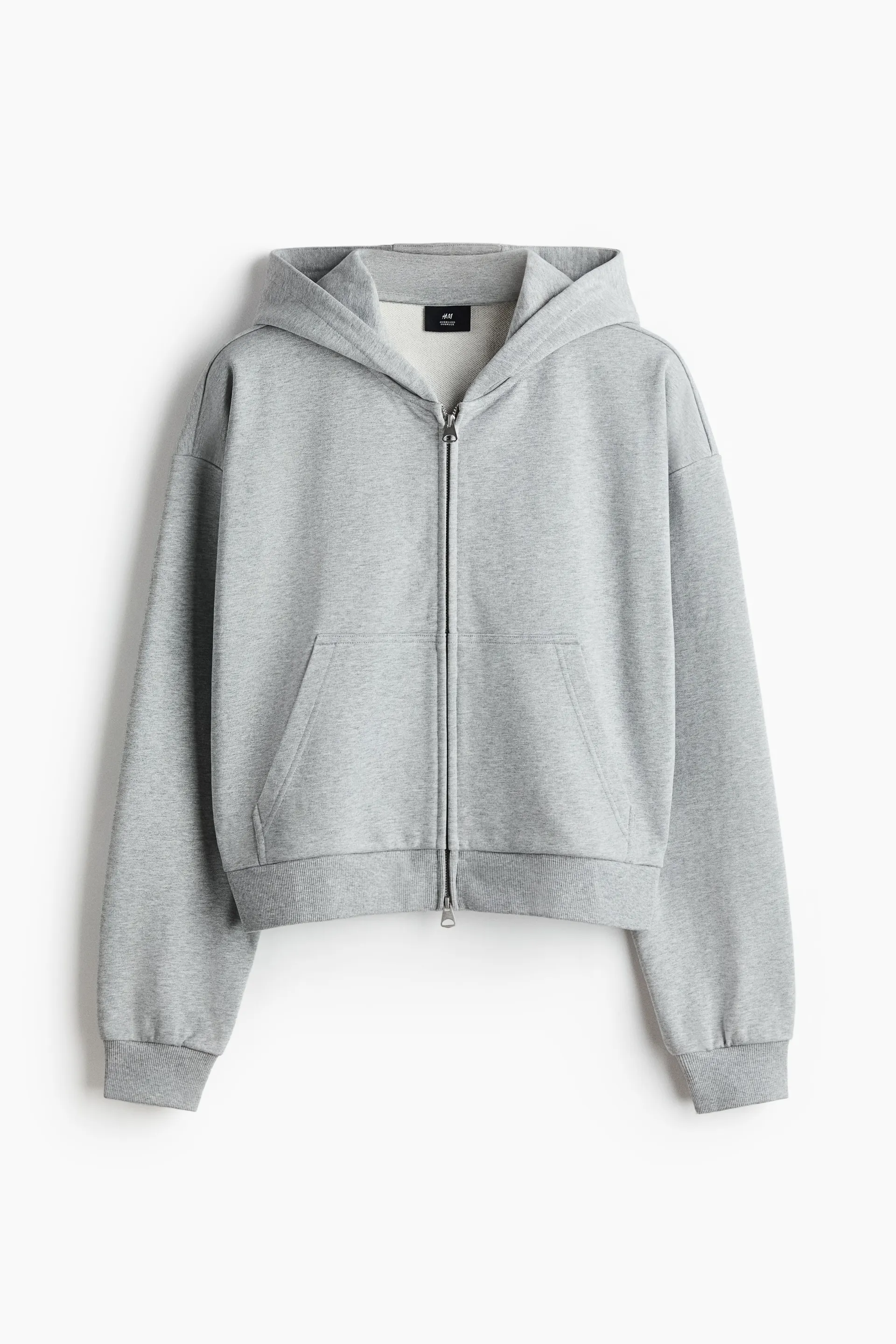 Sudadera Oversized Fit con gorro y zíper