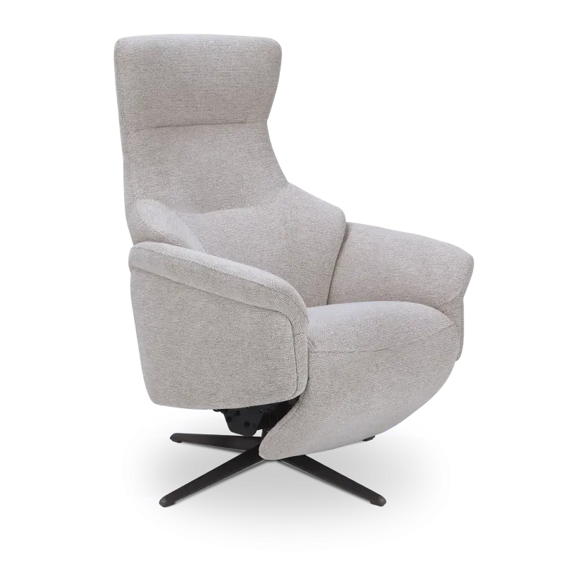 Relaxfauteuil Impreza - handmatig - stof Sneak Naturel
