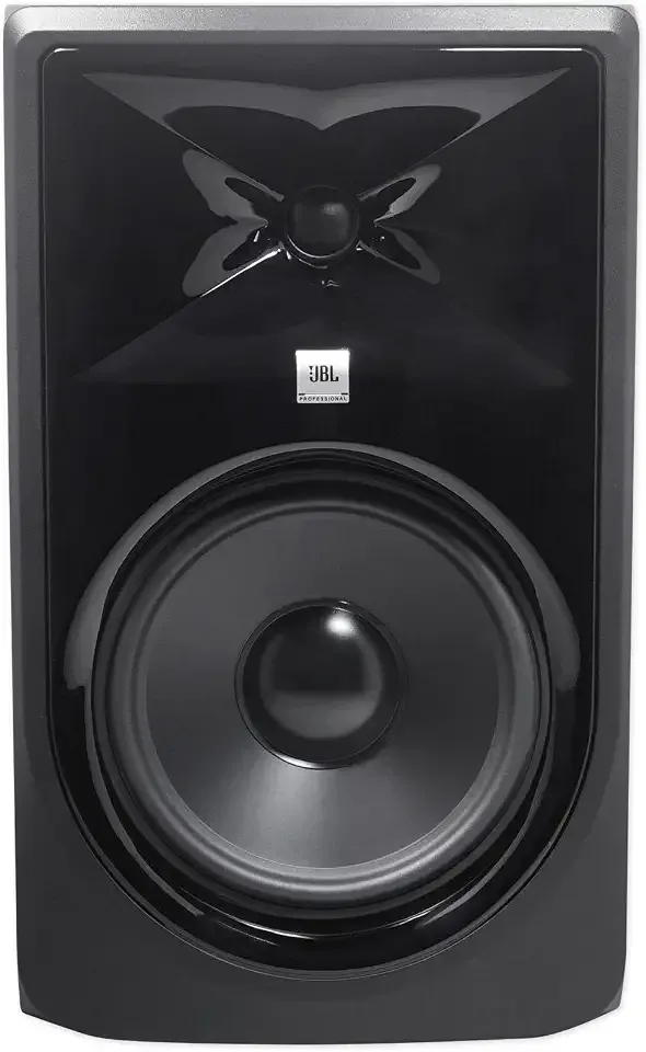 JBL Professional 308P MkII 8-Inch, 2-Way, Powered, Active Monitor Speaker for Near Field Music Production, Studio Monitor, Desktop Computer, Hi-Fi Audio. Sold individually, Black