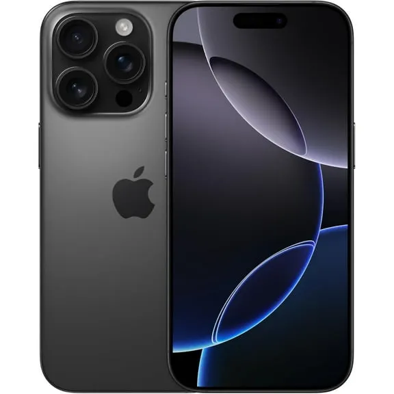 Restored Apple iPhone 16 Pro Max - Carrier Unlocked - 256GB Black Titanium (Refurbished)