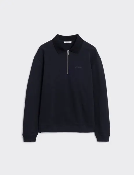 Martin Half-Zip Sweater Black