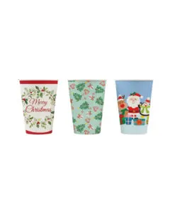 Paper Cup Assorted 8pk 250ml
